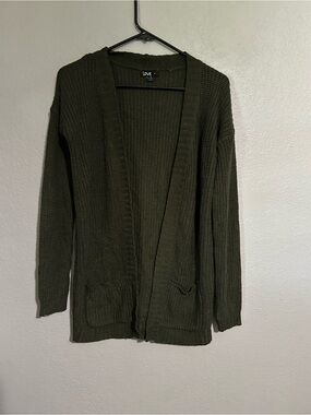 Love Olive Open-Front Knit Cardigan with Pockets
